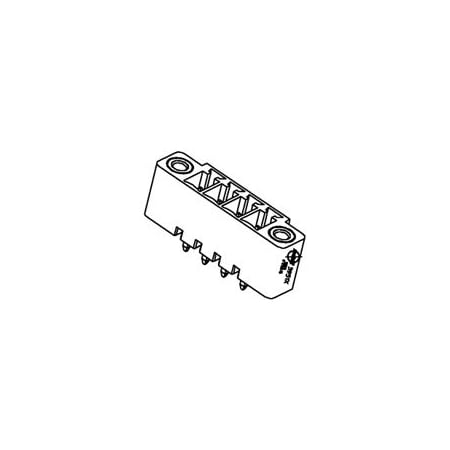 Molex 3.81Mm Euro Header Vert Me Blk 6Ckt 395151006